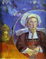 La Belle Angele Porträt von Madame Satre Beitrag Impressionismus Primitivismus Paul Gauguin